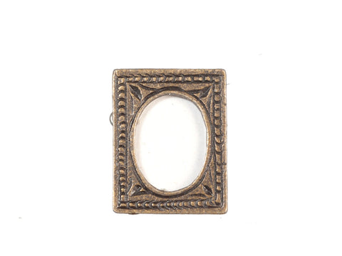 Table Top Picture Frame, Aged Brass