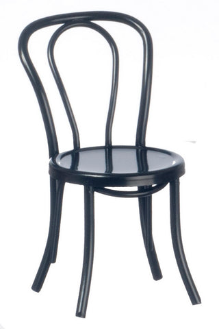 Patio Chair, Black Metal