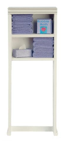 Over Toilet Shelves with Accessories, Lavender
