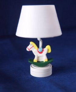 Nursery Lamp, Rocking Horse Style, LED Battery Operated