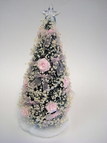 Christmas Tree, Pink Rose Victorian