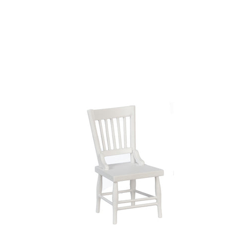Chair with Turned Legs, White