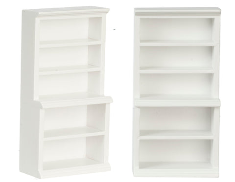 Store Shelves, White, Narrow Shelf on Shelf