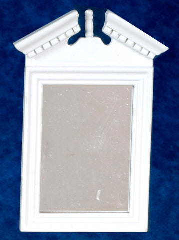 Old Fashioned Mirror, White, ON BACKORDER