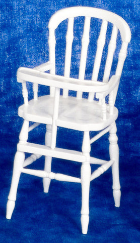 Victorian White High Chair