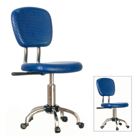 Office Desk Chair, Blue Swivel