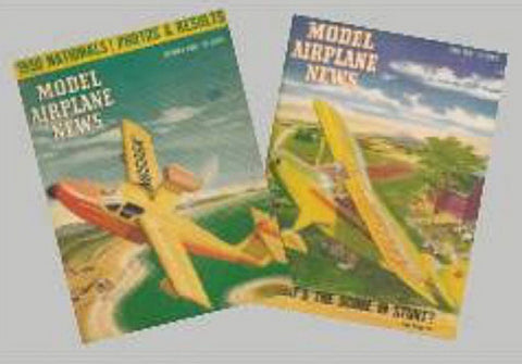 1950 Model Airplane Magazine, Set of Two