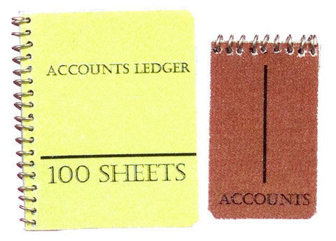 Accounting Ledger Notebook Set