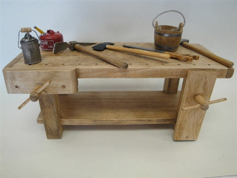 Work Bench, Wooden, Hand Crafted