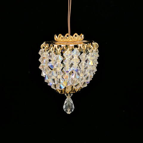 Ceiling Fixture with Swarovski Crystals Style No. 7