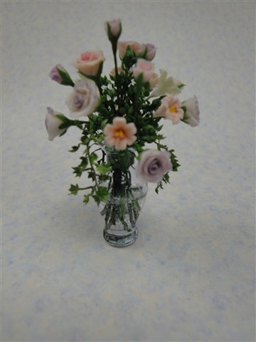 Formal Vase with Soft Pink Roses