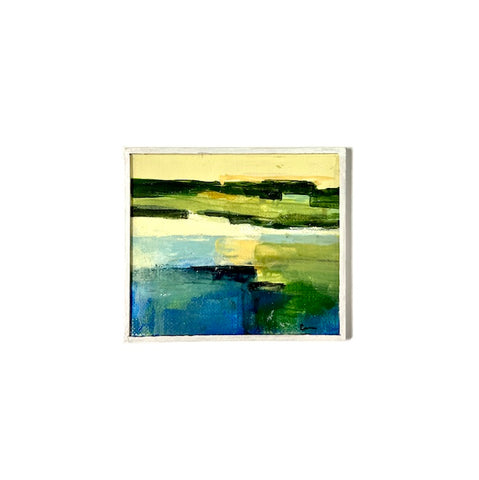Abstract Landscape Painting, Green