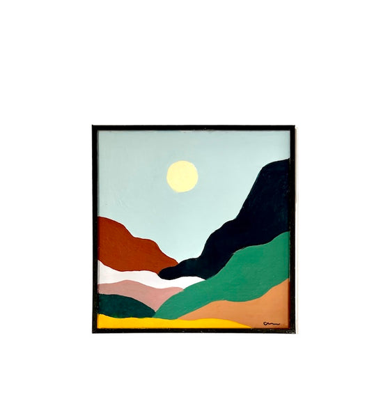 Colorblock Landscape Painting – Dollhouse Junction