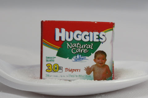Huggies Diapers, 1:12 Miniature Scale