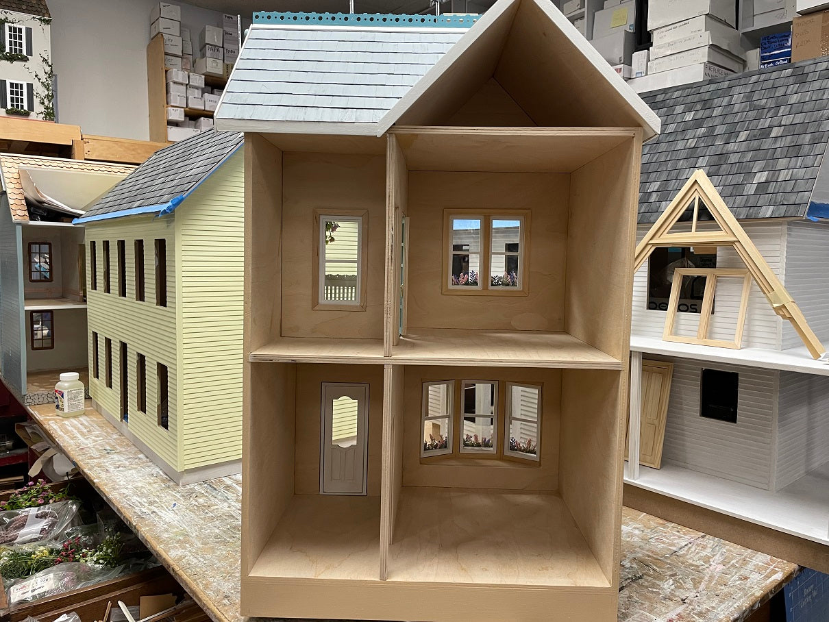 The Belmont Dollhouse, Finished Exterior Dollhouse Junction