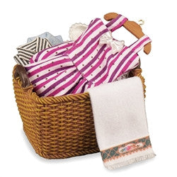 Laundry Basket with Clothes