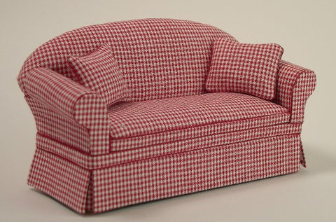 Red Check Sofa by Lees Line