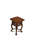Chinese Chippendale End Table, Square