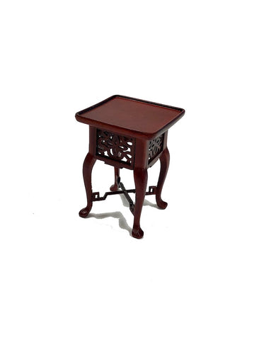 Chinese Chippendale End Table, Square