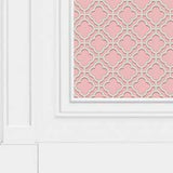 French Wall Panel Boiserie, Pink